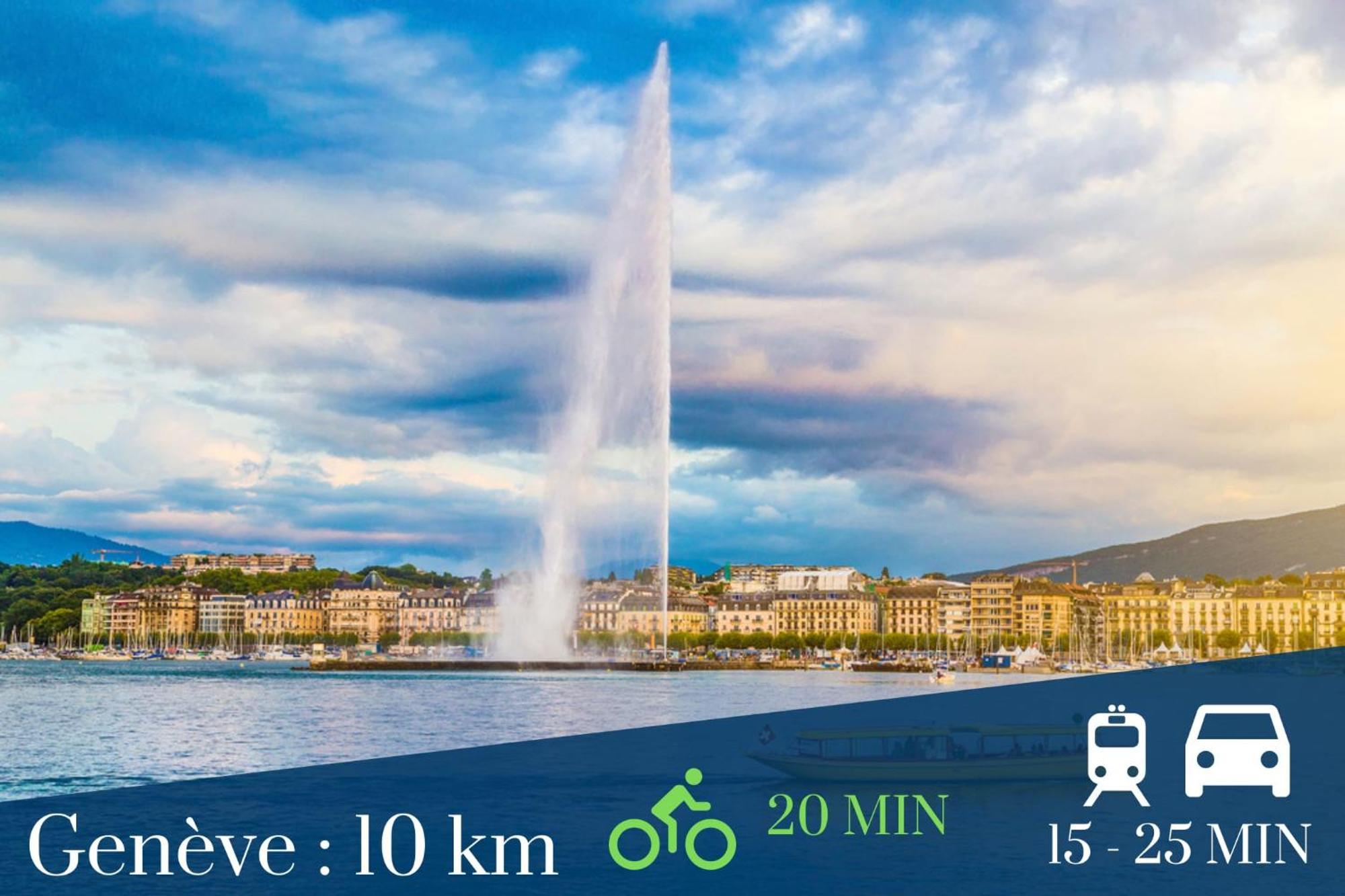 Homey Wild - Proche Gare Et Tram - Proche Centre - Balcon Prive - Parking Prive - Wifi Gratuit Annemasse Esterno foto