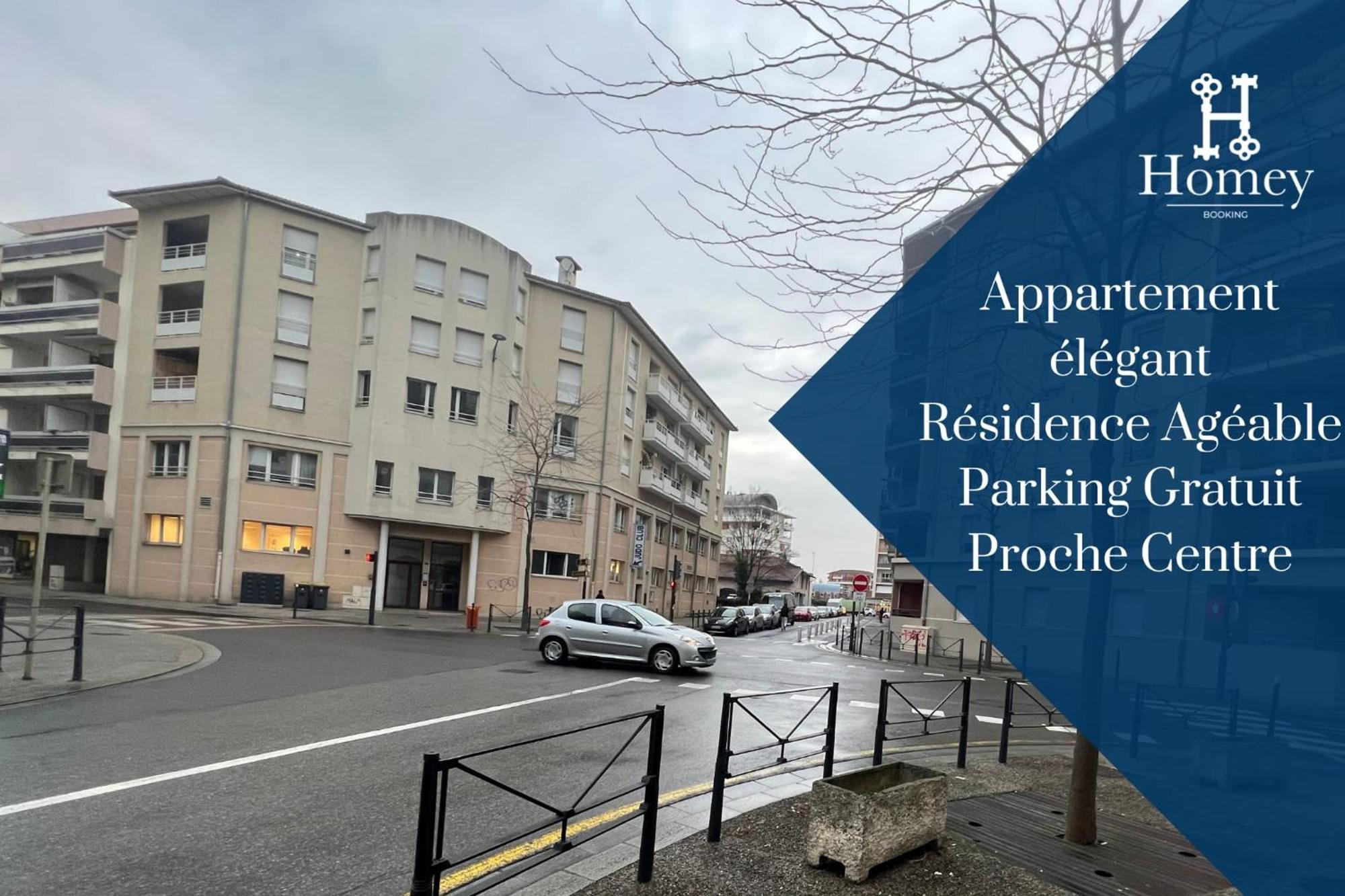 Homey Wild - Proche Gare Et Tram - Proche Centre - Balcon Prive - Parking Prive - Wifi Gratuit Annemasse Esterno foto